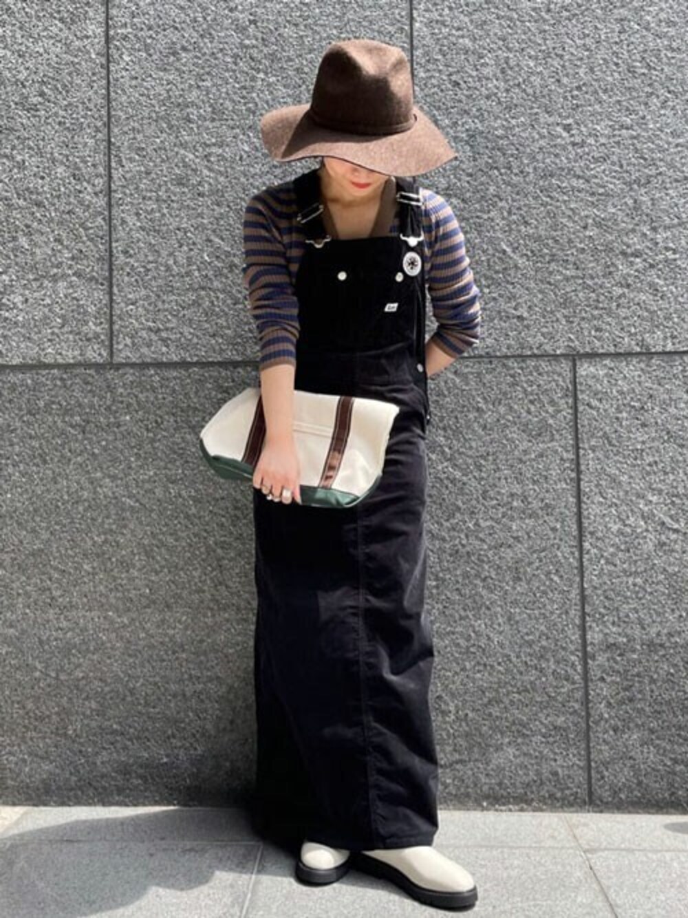 IENA(イエナ)SLOBE 36 ジャンパースカート サロペットスカート 