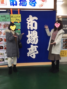 やかかさん（レディース・159cm）の冬コーディネート