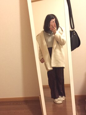 やかかさん（レディース・159cm）の冬コーディネート