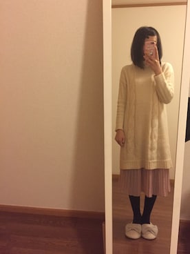 やかかさん（レディース・159cm）の冬コーディネート