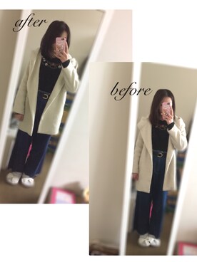 やかかさん（レディース・159cm）の春コーディネート