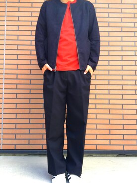 「Dr. Martens（ドクターマーチン）のDR.MARTENS / ドクターマーチン : WINGTIP BROGUE #（ドレスシューズ）」を使った、yama◎さん（メンズ・178cm）の夏コーディネート