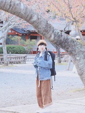 「アイラブCONVERSE」｜たけなかりささん（レディース・154cm）の秋コーディネート