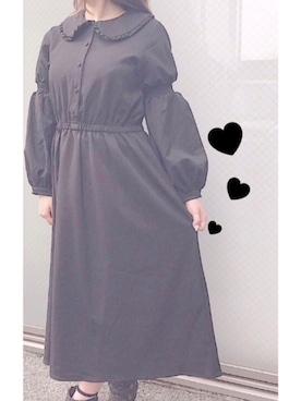 「丸襟」｜ﾕﾂﾞﾂﾞｷさん（レディース・156cm）の冬コーディネート