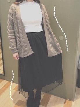 「グリンパcode🌹Kumamoto＿大江」｜ﾕﾂﾞﾂﾞｷさん（レディース・156cm）の冬コーディネート
