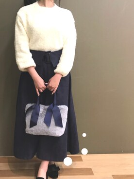 ユヅヅキさん(レディース・156cm)の冬コーディネート
