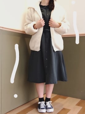 「グリンパcode🌹Kumamoto＿大江」｜ﾕﾂﾞﾂﾞｷさん（レディース・156cm）の冬コーディネート