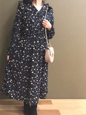 「グリンパcode🌹Kumamoto＿大江」｜ﾕﾂﾞﾂﾞｷさん（レディース・156cm）の冬コーディネート