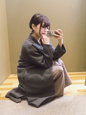 ユヅヅキさん(レディース・157cm)の冬コーディネート