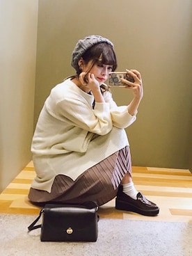 ﾕﾂﾞﾂﾞｷさん（レディース・157cm）の冬コーディネート