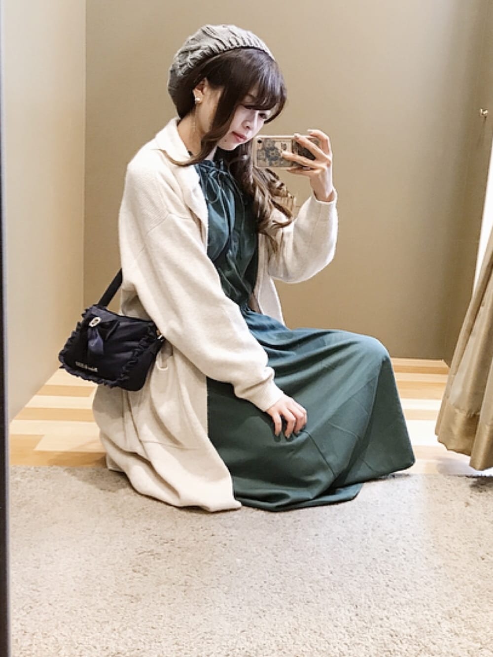 【専用】Maison de FLEUR ビジューリボンフリルミニショルダー Maison de FLEUR - 【専用】Maison de FLEUR ビジューリボンフリルミニ