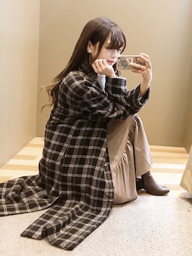 ユヅヅキさん(レディース・157cm)の冬コーディネート