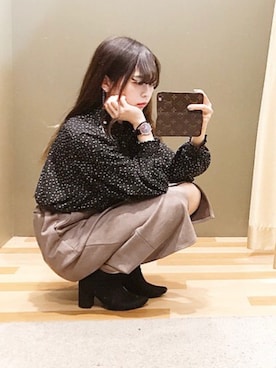 ﾕﾂﾞﾂﾞｷさん（レディース・157cm）の冬コーディネート