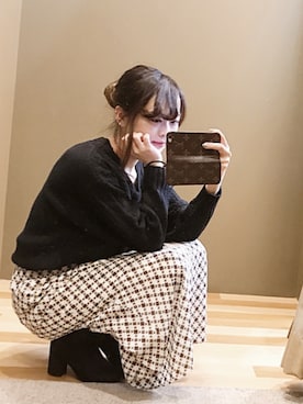 ﾕﾂﾞﾂﾞｷさん（レディース・157cm）の冬コーディネート