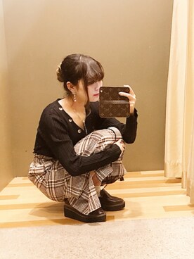 ﾕﾂﾞﾂﾞｷさん（レディース・157cm）の冬コーディネート