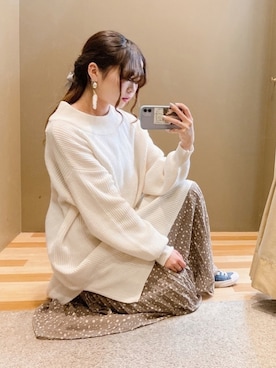 ユヅヅキさん(レディース・157cm)の冬コーディネート