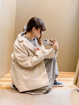 ユヅヅキさん(レディース・157cm)の冬コーディネート