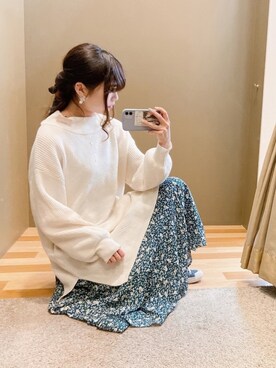 ユヅヅキさん(レディース・157cm)の冬コーディネート