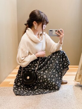 ユヅヅキさん(レディース・157cm)の冬コーディネート