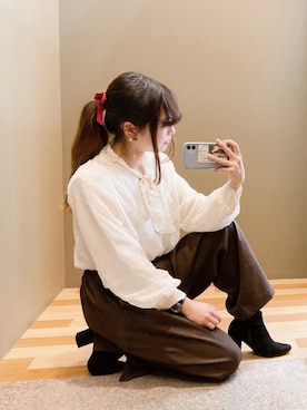 ユヅヅキさん(レディース・157cm)の冬コーディネート