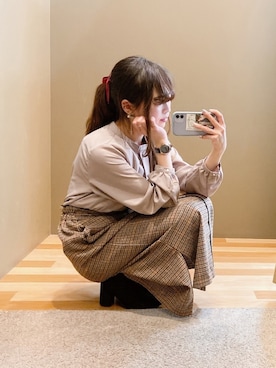 ﾕﾂﾞﾂﾞｷさん（レディース・157cm）の冬コーディネート