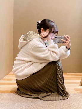 ユヅヅキさん(レディース・157cm)の冬コーディネート
