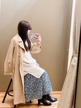 ユヅヅキさん(レディース・157cm)の冬コーディネート