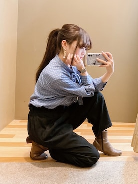 ﾕﾂﾞﾂﾞｷさん（レディース・157cm）の冬コーディネート