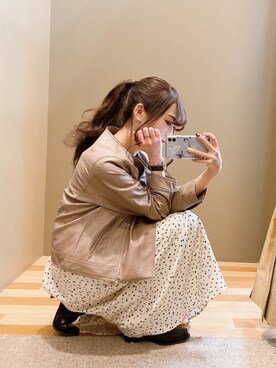 「Green　Parks（グリーンパークス）のアイテム（ブルゾン）」を使った、ﾕﾂﾞﾂﾞｷさん（レディース・157cm）の冬コーディネート