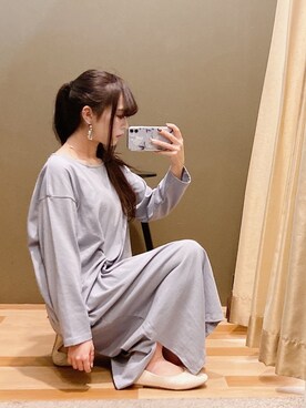 「Green　Parks（グリーンパークス）のアイテム（パンプス）」を使った、ﾕﾂﾞﾂﾞｷさん（レディース・157cm）の冬コーディネート