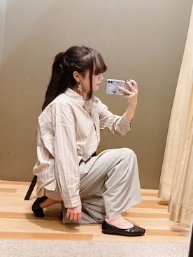 ユヅヅキさん(レディース・157cm)の冬コーディネート