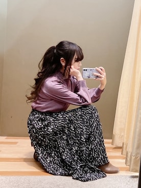 ユヅヅキさん(レディース・157cm)の春コーディネート