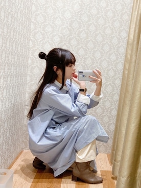 ユヅヅキさん(レディース・157cm)の春コーディネート
