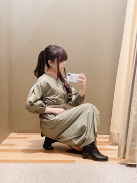 ユヅヅキさん(レディース・157cm)の春コーディネート