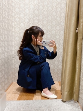 「Green　Parks（グリーンパークス）のアイテム（ジャケット/アウター）」を使った、ﾕﾂﾞﾂﾞｷさん（レディース・157cm）の春コーディネート