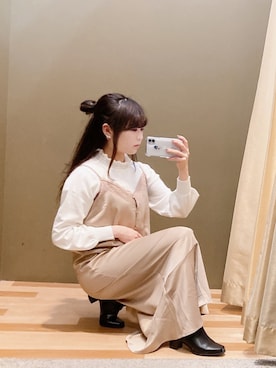 ユヅヅキさん(レディース・157cm)の春コーディネート