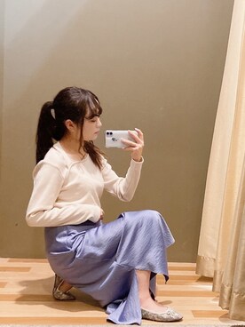 「Green　Parks（グリーンパークス）のアイテム（パンプス）」を使った、ﾕﾂﾞﾂﾞｷさん（レディース・157cm）の春コーディネート