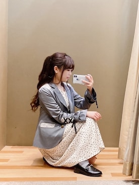 ユヅヅキさん(レディース・157cm)の春コーディネート