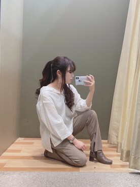 「Furryrate（ファーリーレート）のアイテム」を使った、ﾕﾂﾞﾂﾞｷさん（レディース・157cm）の春コーディネート