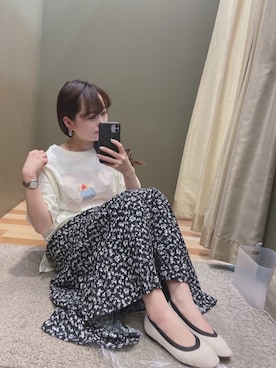 ユヅヅキさん(レディース・158cm)の春コーディネート