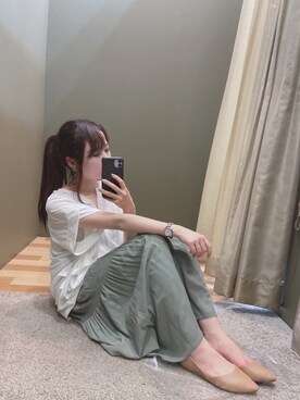 「ELENCARE DUE（エレンカーレデュエ）のアイテム」を使った、ﾕﾂﾞﾂﾞｷさん（レディース・158cm）の春コーディネート