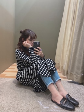 「Green　Parks（グリーンパークス）のアイテム（ワンピース）」を使った、ﾕﾂﾞﾂﾞｷさん（レディース・158cm）の春コーディネート