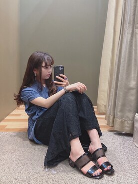 「Petit fleur（プチフルール）のアイテム」を使った、ﾕﾂﾞﾂﾞｷさん（レディース・158cm）の春コーディネート