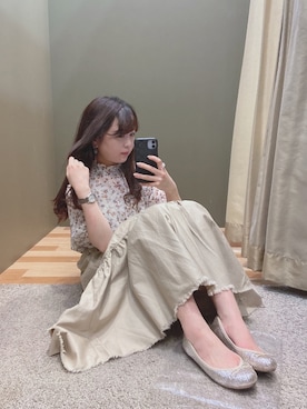 「Sugar spoon（シュガースプーン）のアイテム」を使った、ﾕﾂﾞﾂﾞｷさん（レディース・158cm）の春コーディネート