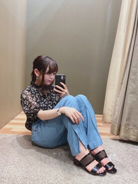 「ELENCARE DUE（エレンカーレデュエ）のアイテム」を使った、ﾕﾂﾞﾂﾞｷさん（レディース・158cm）の夏コーディネート