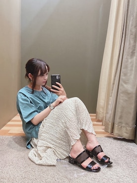 ﾕﾂﾞﾂﾞｷさん（レディース・158cm）の夏コーディネート