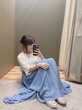 「RAY CASSIN FAVORI（レイカズンフェバリ）のアイテム」を使った、ﾕﾂﾞﾂﾞｷさん（レディース・158cm）の夏コーディネート