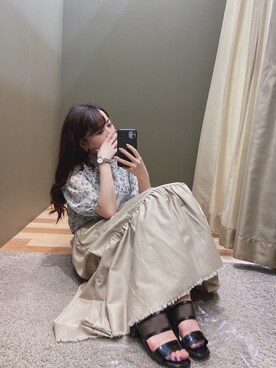 ユヅヅキさん(レディース・158cm)の夏コーディネート