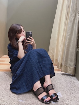 「COACH（コーチ）のアイテム（アクセサリー）」を使った、ﾕﾂﾞﾂﾞｷさん（レディース・158cm）の夏コーディネート