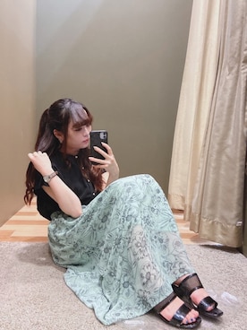 「ELENCARE DUE（エレンカーレデュエ）のアイテム」を使った、ﾕﾂﾞﾂﾞｷさん（レディース・158cm）の夏コーディネート